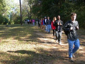 Rowan Oak and students 025